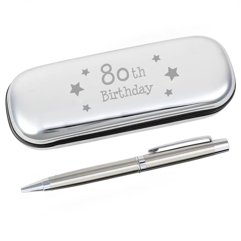 80th Birthday Pen & Box