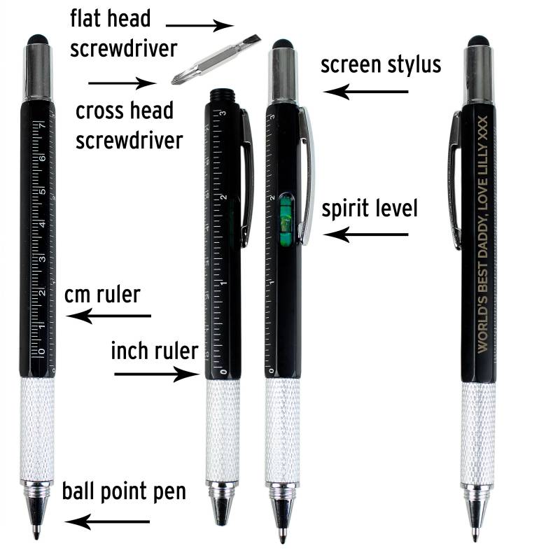 Personalise Free Text Multi Tool Pen